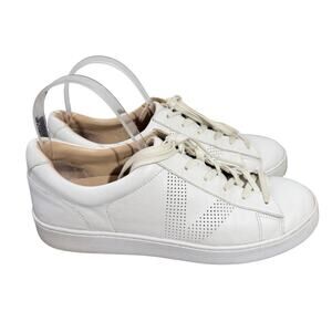 Vionic Shoes Womens Size 9 Leather Lace Up Casual Comfort Sneakers Honey